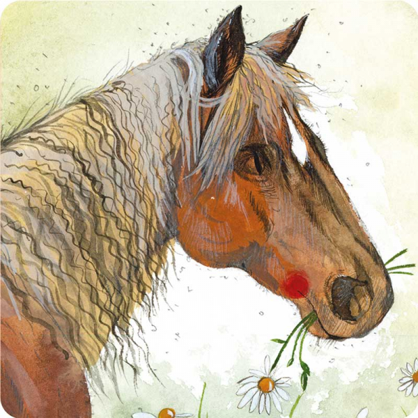 Podložka - Horse and Flowers - Alex Clark