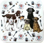 Podložka Dog&amp;Tea  10*10 cm