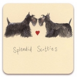 Podložka Splendid scotties 10*10 cm