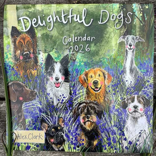 Kalendář 2026 - Delightful Dogs - Alex Clark