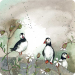 Podložka Puffins 10*10 cm