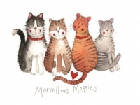 Prostírání korkové Marvellous moggies, 29*21,5 cm