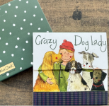 Trhací bloček Crazy Dog Lady, 9*9 cm