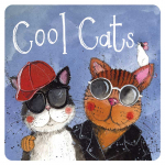 Podložka Cool Cats, 10*10 cm