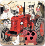 Magnetka Big red tractor