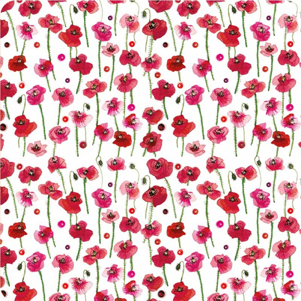 Podložka Poppies, 10*10 cm