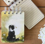 Bloček spirálový Collie and Daisies, A7