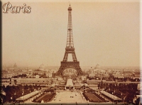 Cedule Paris sepia 