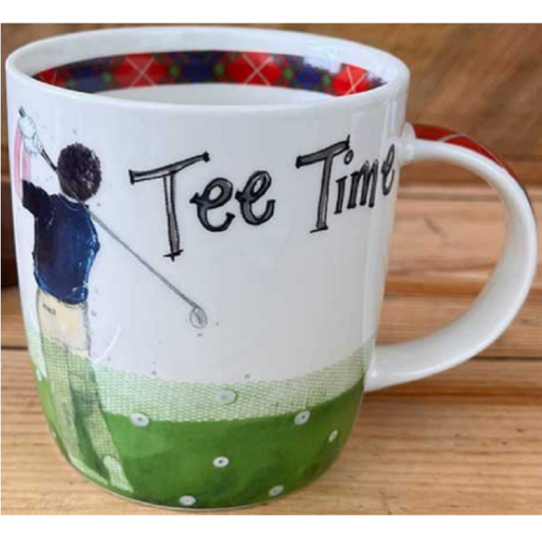 Porcelánový hrnek 0,4 l - Golf - Alex Clark