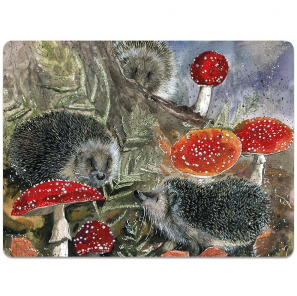 Korkové prostírání - Hedgehogs - Alex Clark