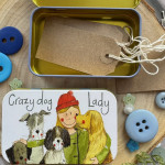 Dóza nízká Crazy Dog Lady 11*7*2 cm
