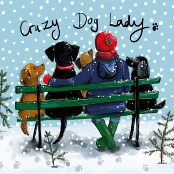Podložka - Xmas Dog Lady - Alex Clark