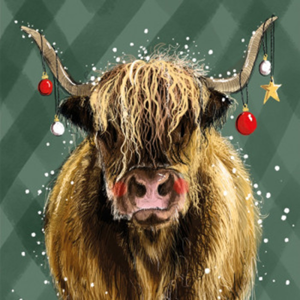 Podložka - Xmas Cow - Alex Clark