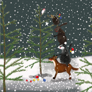 Podložka - Decorating the Tree - Alex Clark