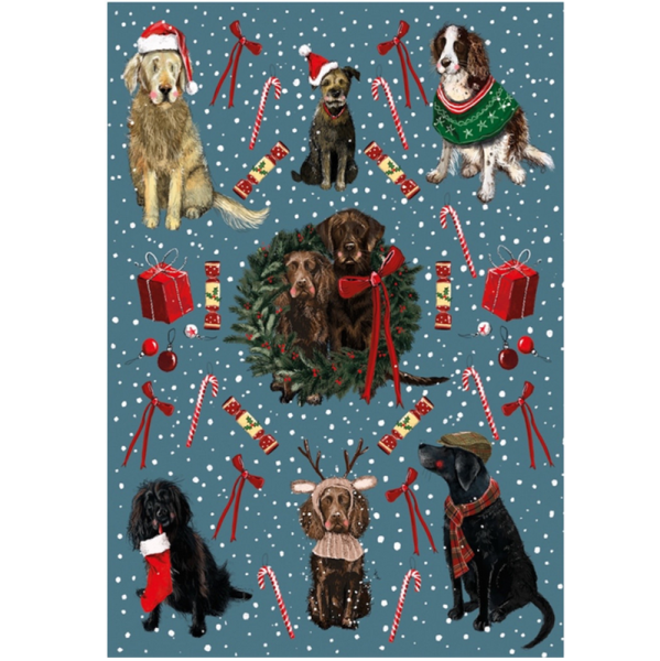 Utěrka na nádobí - Xmas Dogs - Alex Clark