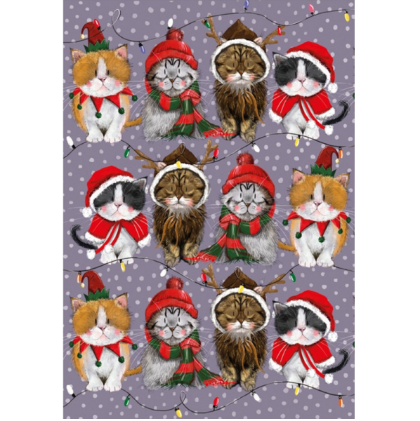 Utěrka na nádobí - Xmas Cats - Alex Clark