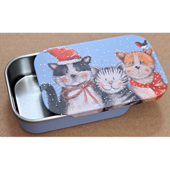 Mini dóza - Festive Cats - Alex Clark