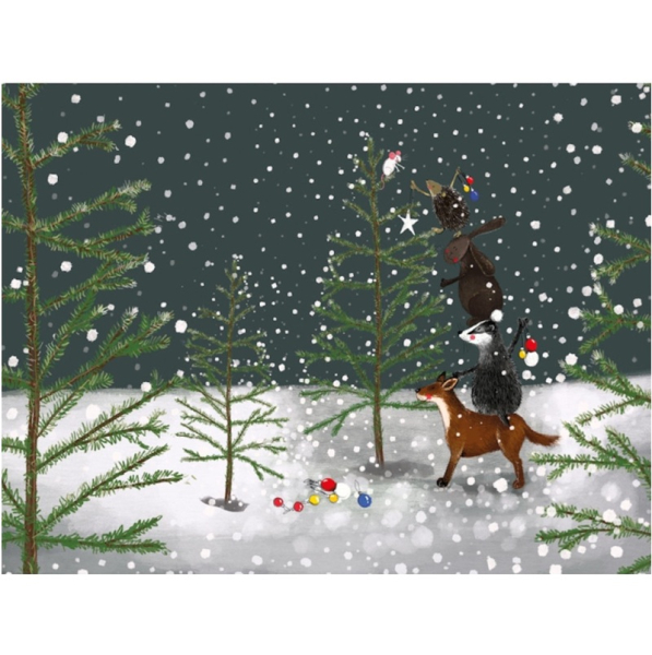 Korkové prostírání - Decorating the Tree - Alex Clark