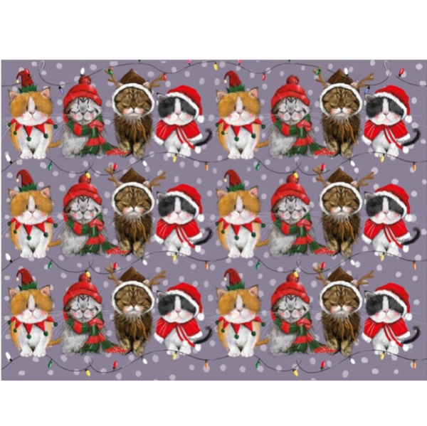 Korkové prostírání - Xmas Cats - Alex Clark