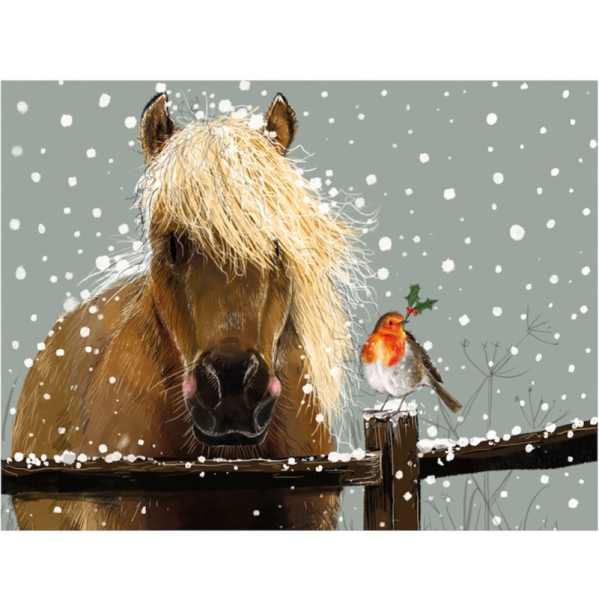 Korkové prostírání - Horse & Robin - Alex Clark