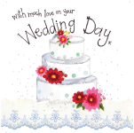 Přání svatební - Wedding Cake