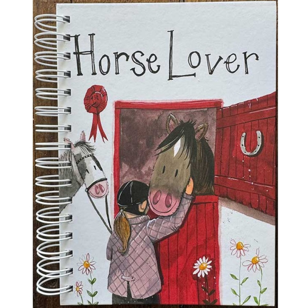 Spirálový zápisník A5 - Horse Lover - Alex Clark