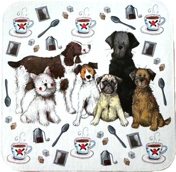 Podložka Dog&Tea  10*10 cm