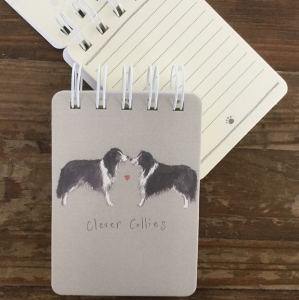 Spirálový bloček A7 - Clever Collies - Alex Clark