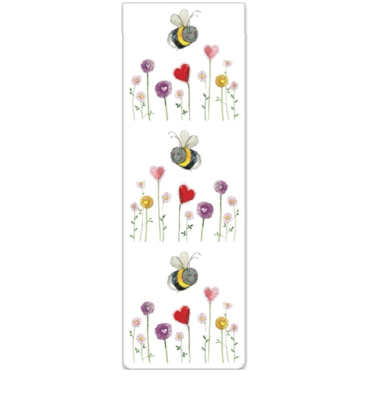 Magnetická záložka - Bees and Flowers - Alex Clark