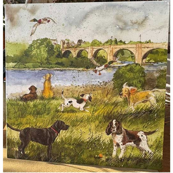 Přání s obálkou - Along the River - Alex Clark
