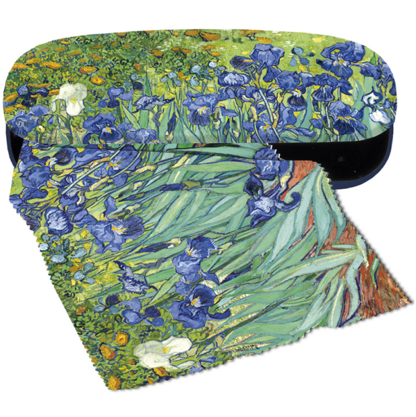 Pouzdro na brýle s utěrkou - Kosatce -  Vincent van Gogh