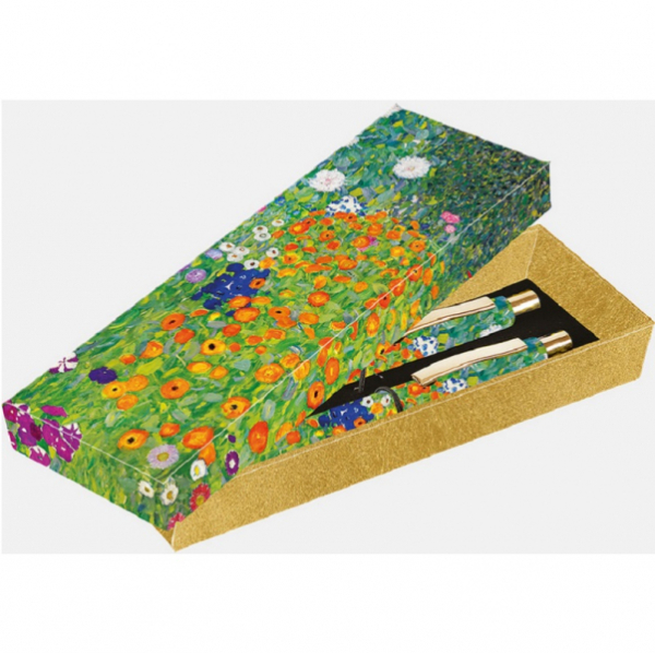 Set kovových propisek - Zahrada - Gustav Klimt