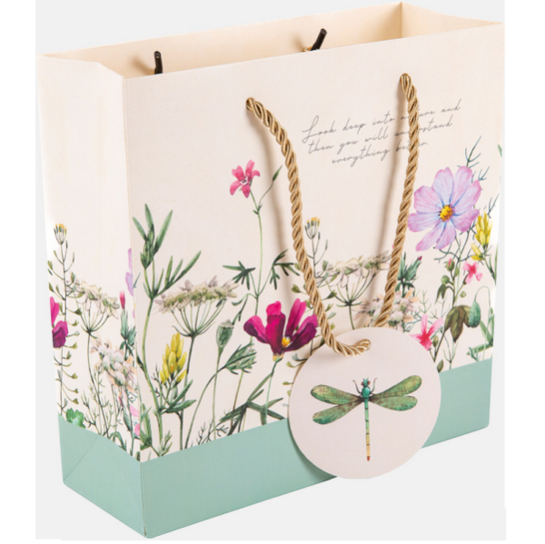 Střední papírová taška - Wild Harmony