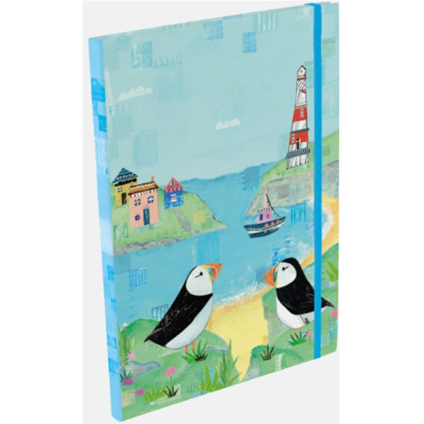 Zápisník A4 s gumičkou - Sea Breeze