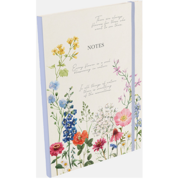 Zápisník A4 s gumičkou - Wild Harmony