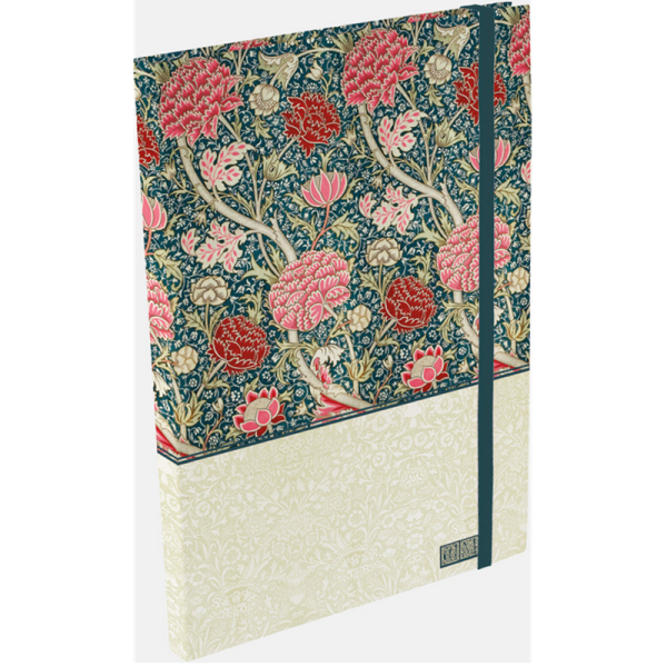 Zápisník A5 s gumičkou - Cray - William Morris