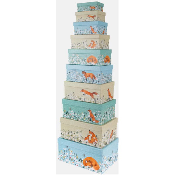 Dárkové krabice, set 10 ks - Foxy Tales