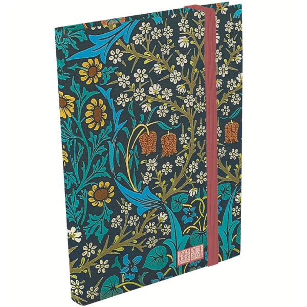 Zápisník s gumičkou A6 - Blackthorn - William Morris