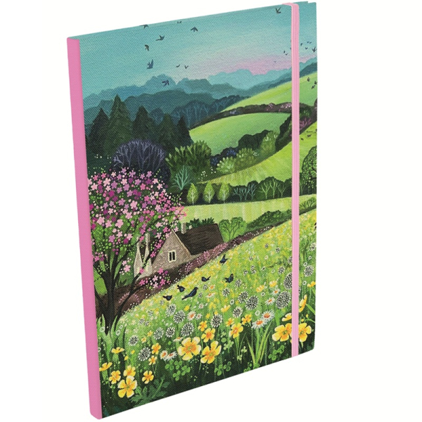 Zápisník A4 s gumičkou - Country Stroll