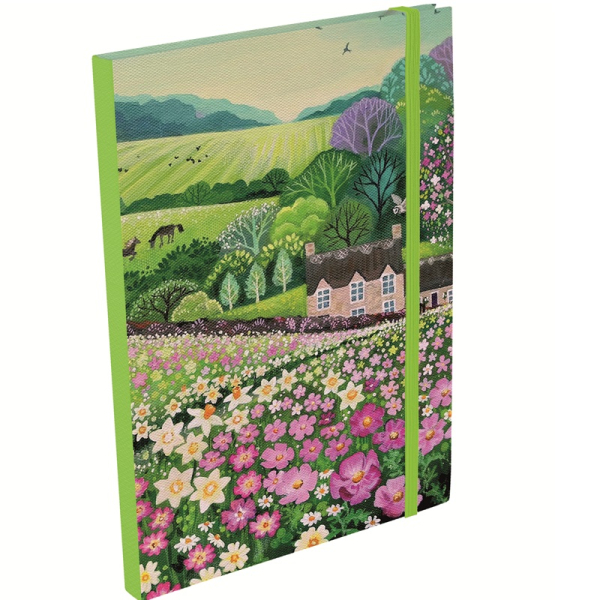 Zápisník A5 s gumičkou - Country Stroll