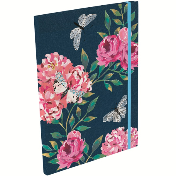 Zápisník A4 s gumičkou - Flutter