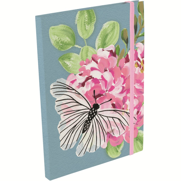 Zápisník A5 s gumičkou - Flutter