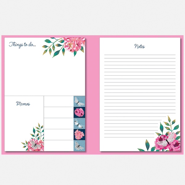 Trhací blok a lepicí papírky - Flutter