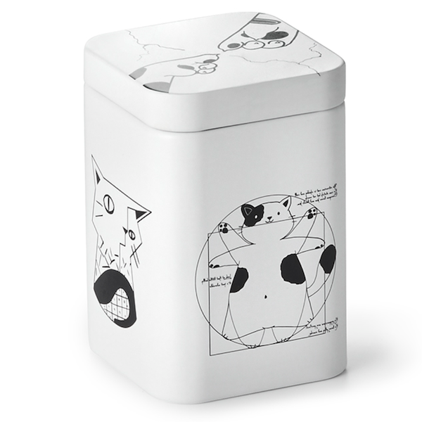 Plechová dóza na čaj 100 g - Artist cats