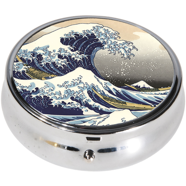 Lékovka velká kulatá - Velká vlna - Hokusai Kacušika