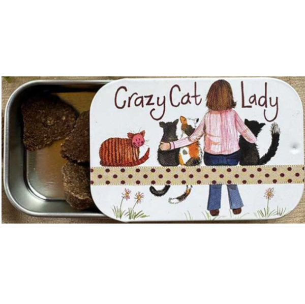 Dóza mini - Crazy cat lady - Alex Clark