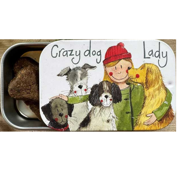 Dóza mini - Crazy dog lady - Alex Clark
