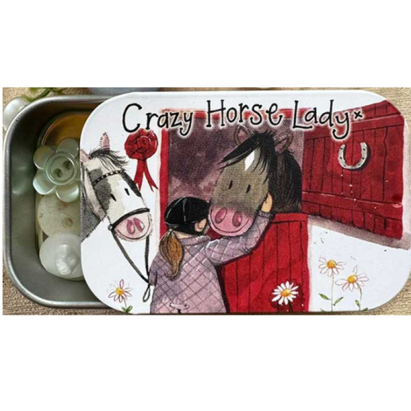 Dóza mini - Crazy horse lady - Alex Clark