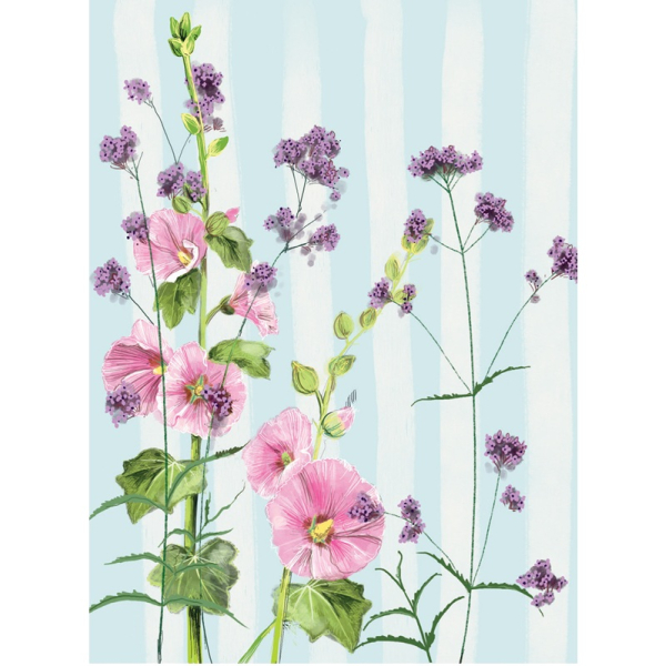 Notýsek 9x12 cm - Garden flowers - Alex Clark