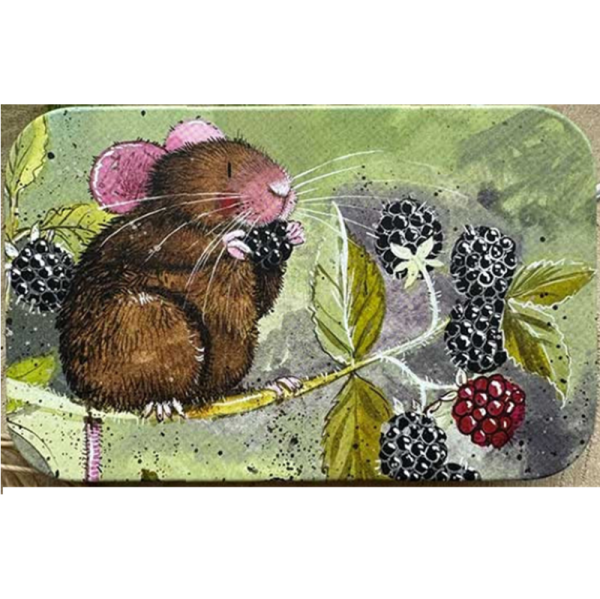 Dóza nízká - Mouse and berries - Alex Clark